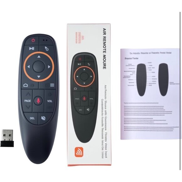 2.4G Wireless Air Mouse Remote With Keyboard & Voice Control - Picture 6 of 14
